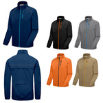 Men's Pure Color Zippers Golf Jacket