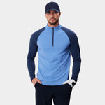 Men's Color Combination 1/4 Zip Pullover