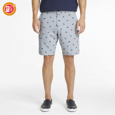 Men's Pattern Print Golf Shorts