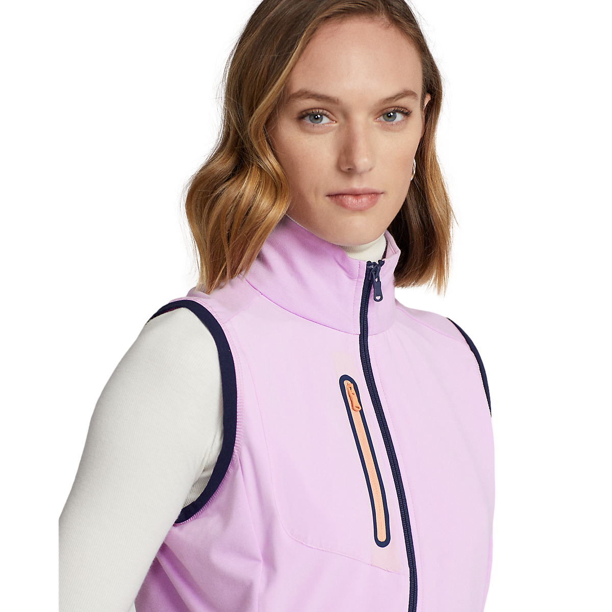 Women's Solid Color Leisure Golf Vest