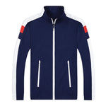 Men's Color Combination Zippers Golf Jacket