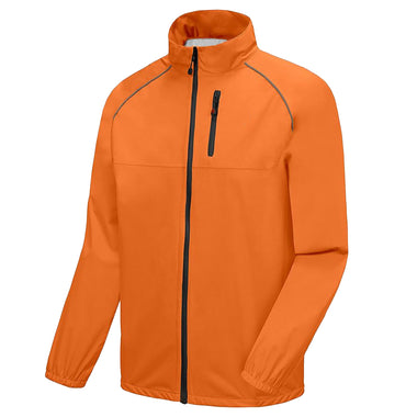 Men's Pure Color Zippers Golf Jacket