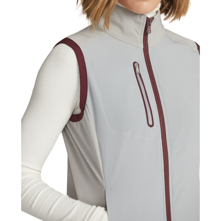 Women's Solid Color Plus Size Golf Vest