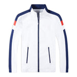 Men's Color Combination Zippers Golf Jacket