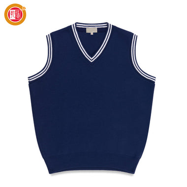 Men's Knitted Pure Color Golf Vest