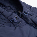 Men's Pure Color Hooded Warmth Jacket