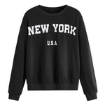 Men's Kait Plain Letter Print Crewneck