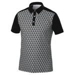 Men's Performance Pattern Print Golf Polo