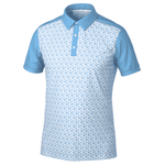 Men's Performance Pattern Print Golf Polo