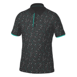 Men's Digital Pattern Print Golf Polo