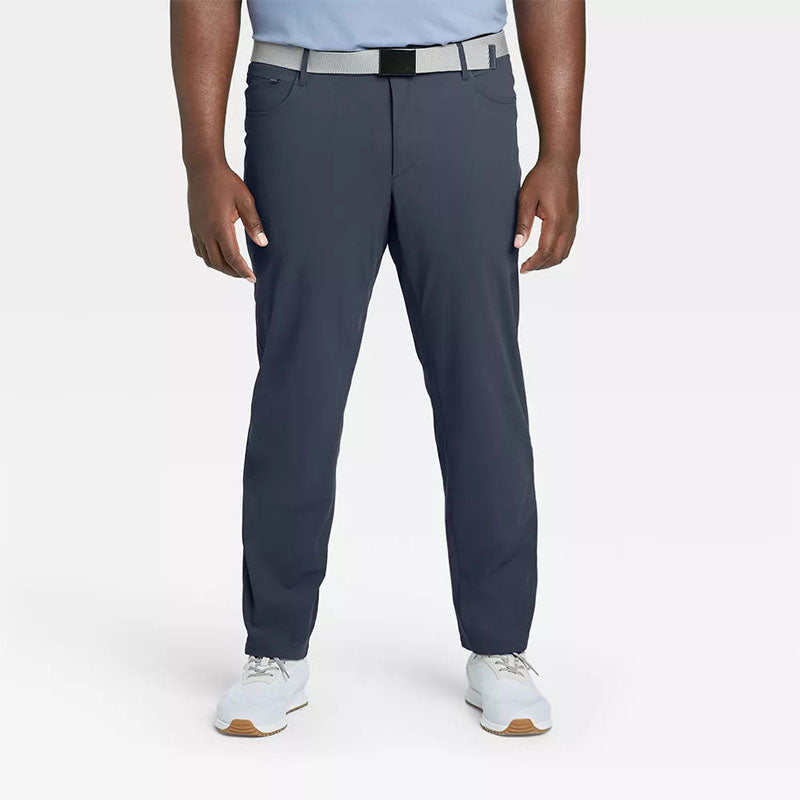 Quick-Dry Winter Golf Pants for Men with Stretch Polyester-Spandex