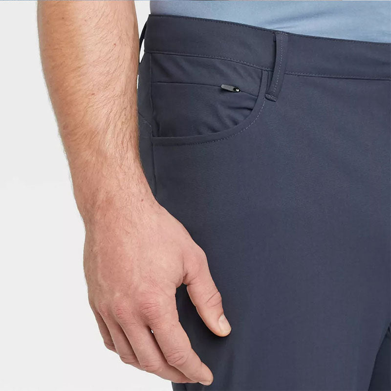 Quick-Dry Winter Golf Pants for Men with Stretch Polyester-Spandex