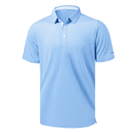 Men's Casual Striped Print Golf Polo