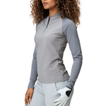 Women's Color Combination 1/4 Zip Golf Pullover