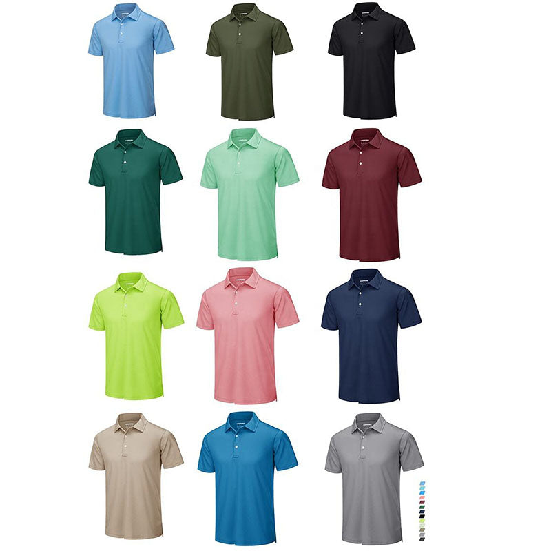 Cotton Golf Polo | 160gsm Poly/Cotton Knit, Anti-Wrinkle, Custom Print, OEM