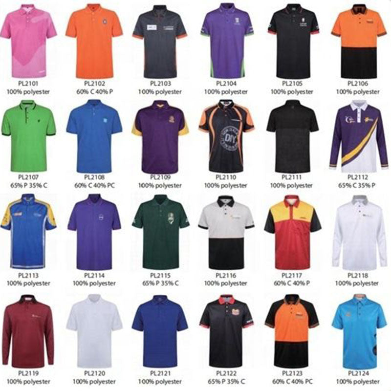 Cotton Golf Polo | 160gsm Poly/Cotton Knit, Anti-Wrinkle, Custom Print, OEM