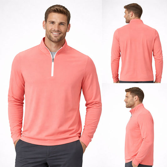Custom 1/4 zip pullovers in Heavyweight Stretch Jersey