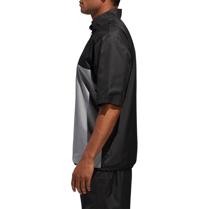 Custom 1 4 Zip Windbreaker Pullover with Short Sleeves