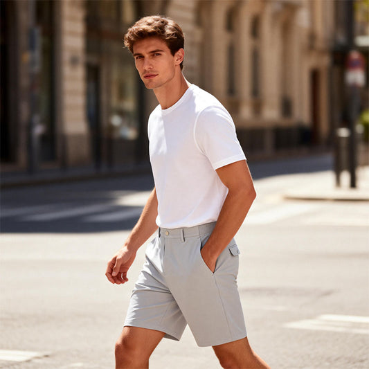 Custom 5 Inch Golf Shorts for Men with Stretch Fabric