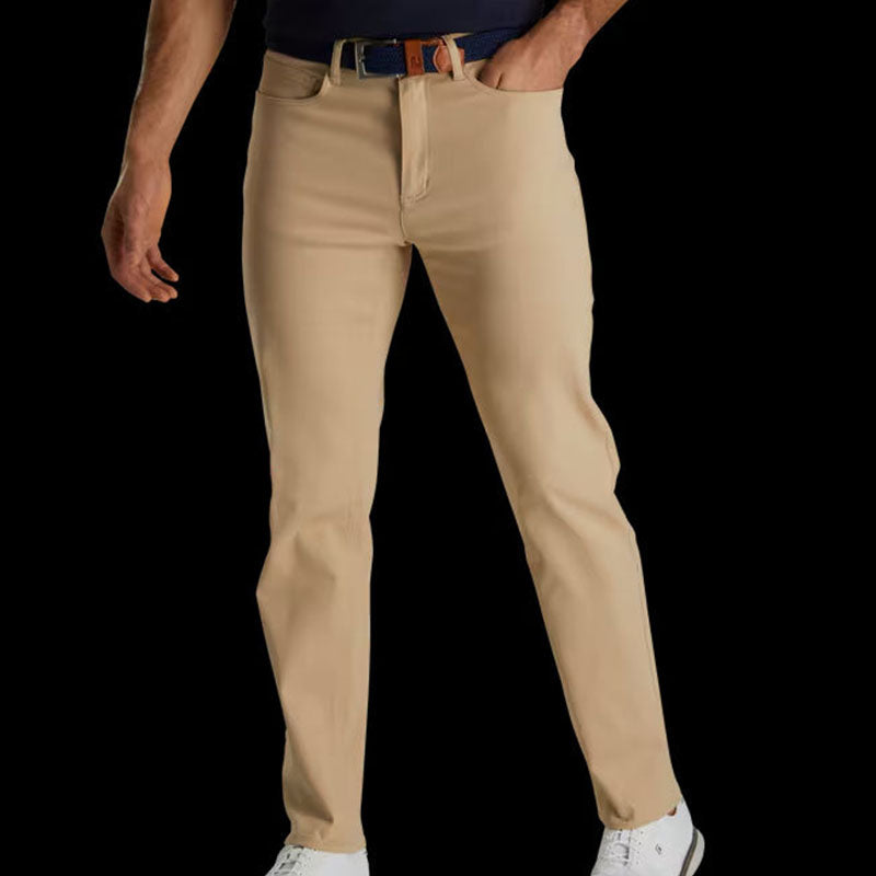 Custom 5 Pocket Golf Pants for Men Cotton-Spandex OEM Factory