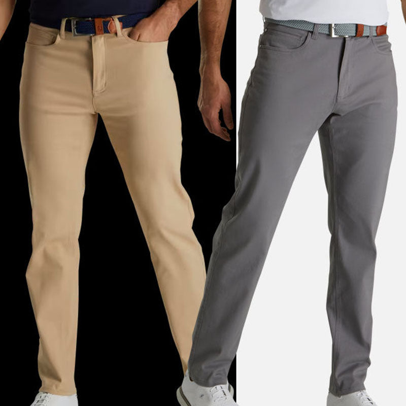 Custom 5 Pocket Golf Pants for Men Cotton-Spandex OEM Factory