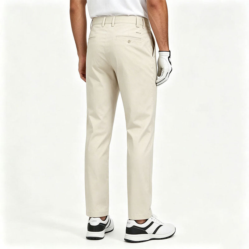 Custom Baggy Golf Pants for Men Lightweight Cotton Twill OEM