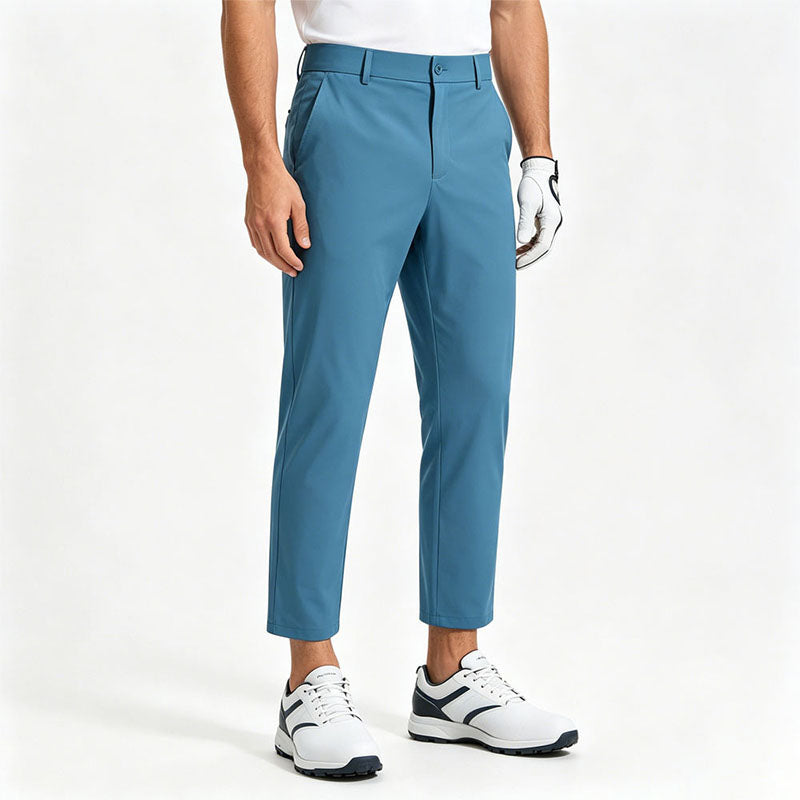 Custom Baggy Golf Pants for Men Lightweight Cotton Twill OEM