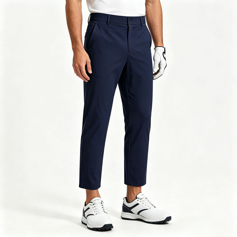 Custom Baggy Golf Pants for Men Lightweight Cotton Twill OEM