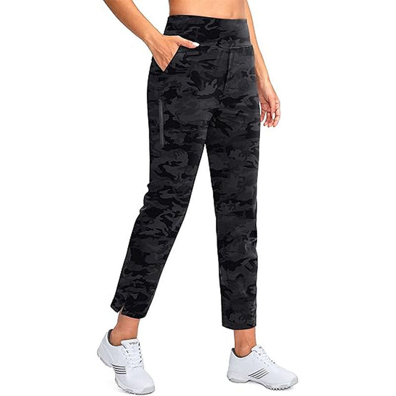 Custom Best Golf Pants for Women with Pull-On Waist and Ankle Vents