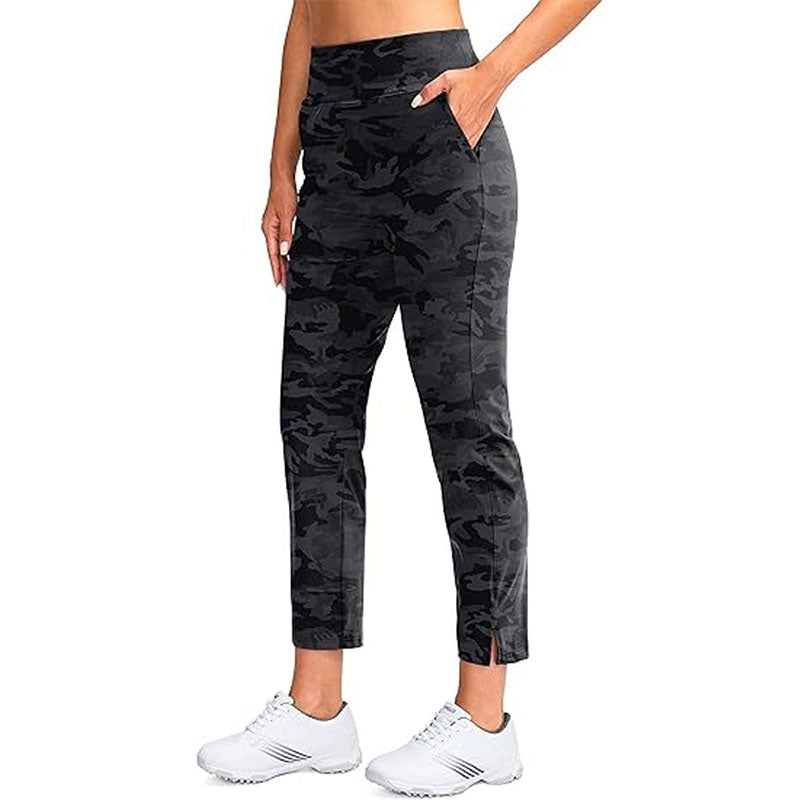Custom Best Golf Pants for Women with Pull-On Waist and Ankle Vents