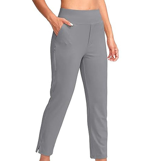 Custom Best Golf Pants for Women with Pull-On Waist and Ankle Vents