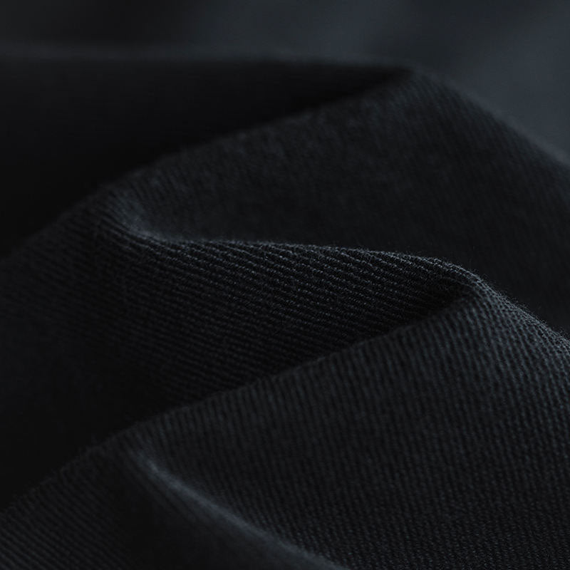 Custom Black Cotton Fleece Crewneck Sweatshirt Manufacturer