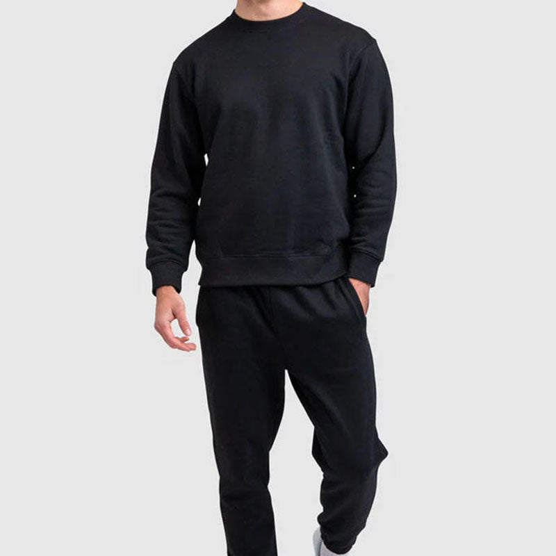 Custom Black Crewneck Sweatshirt for OEM Brand & Teamwear Programs