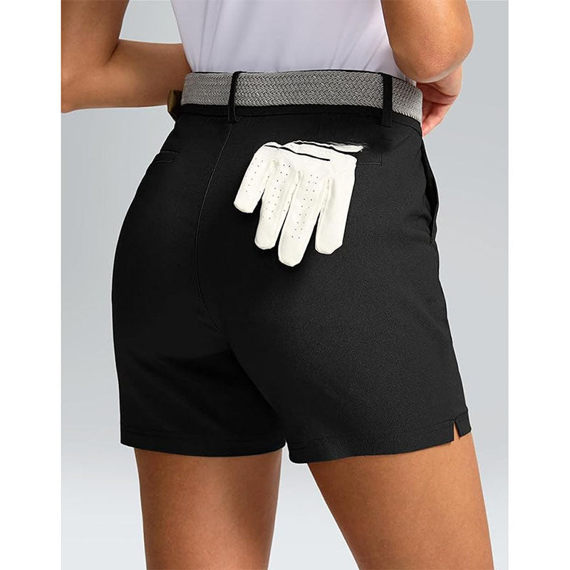 Custom Women’s High-Waist Golf Shorts – Lightweight Cotton OEM