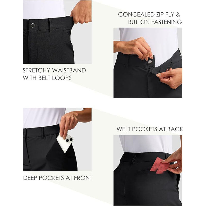 Custom Women’s High-Waist Golf Shorts – Lightweight Cotton OEM