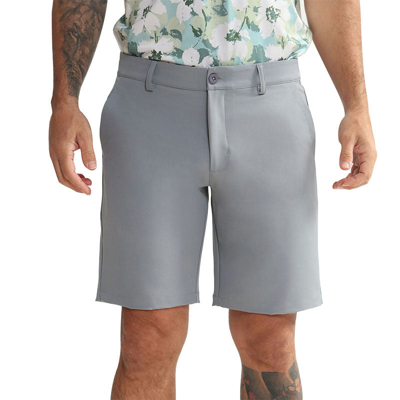 Custom Black Men’s Golf Shorts – Elastic Waist Quick-Dry
