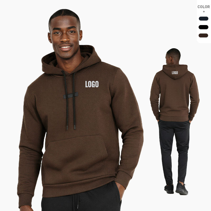 Custom Brown Golf Hoodie | 320 GSM Oversized Fleece Pullover