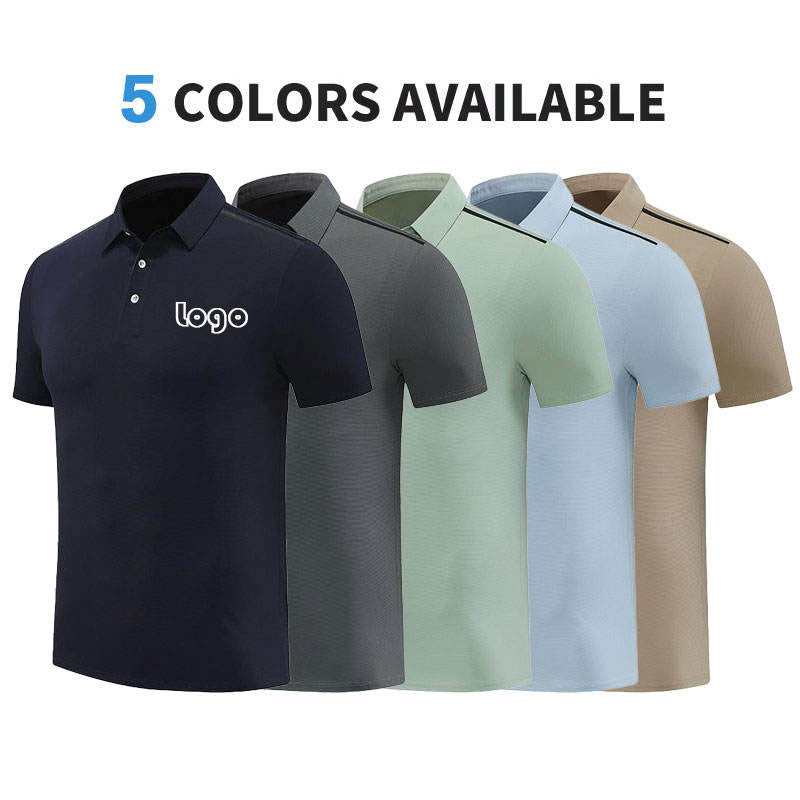 Custom Button Down Golf Polo in 165 GSM High-Stretch Jersey