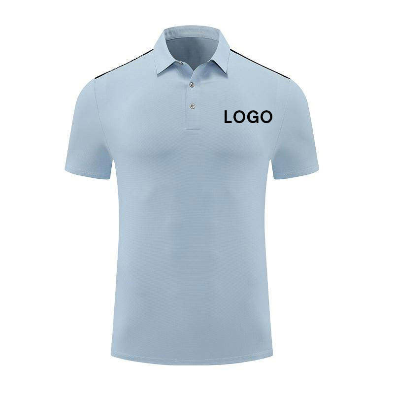 Custom Button Down Golf Polo in 165 GSM High-Stretch Jersey