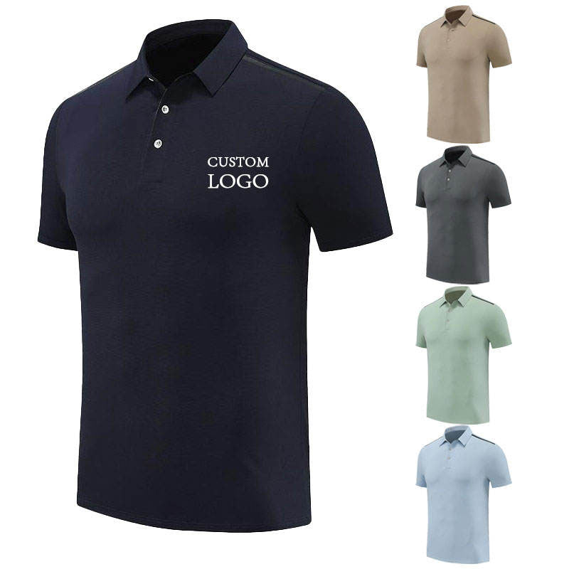 Custom Button Down Golf Polo in 165 GSM High-Stretch Jersey