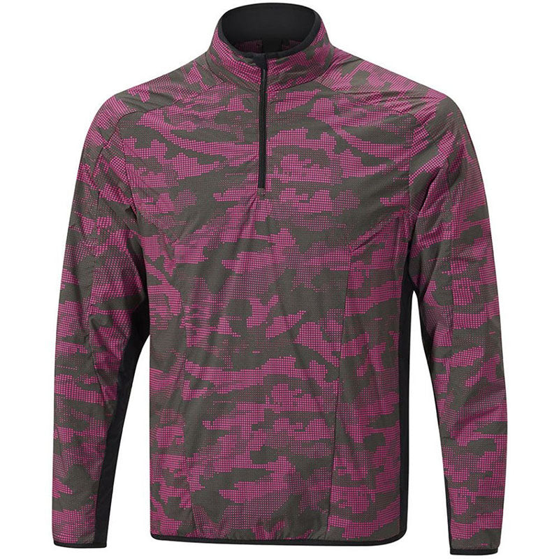 Custom Camo 1/4 Zip Pullover with 320gsm Lined Knit