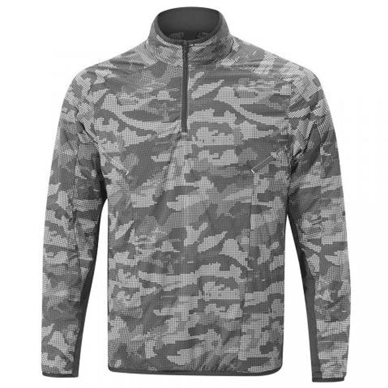 Custom Camo 1/4 Zip Pullover with 320gsm Lined Knit