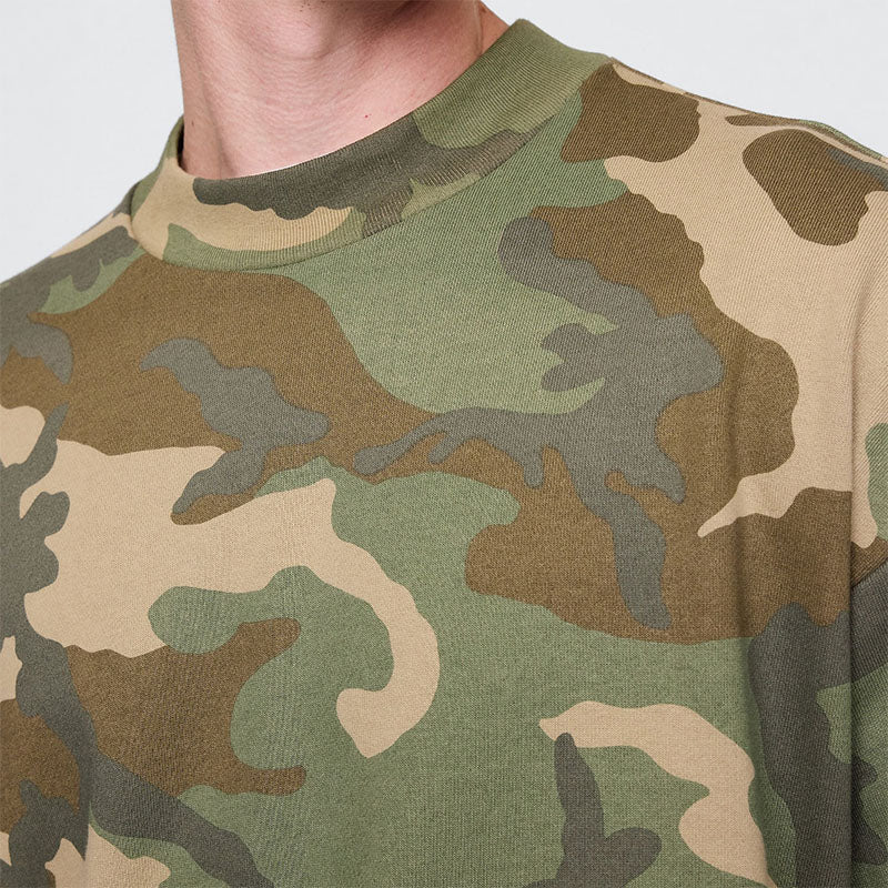 Custom Loose Fit Camo Crewneck Sweatshirt Manufacturer