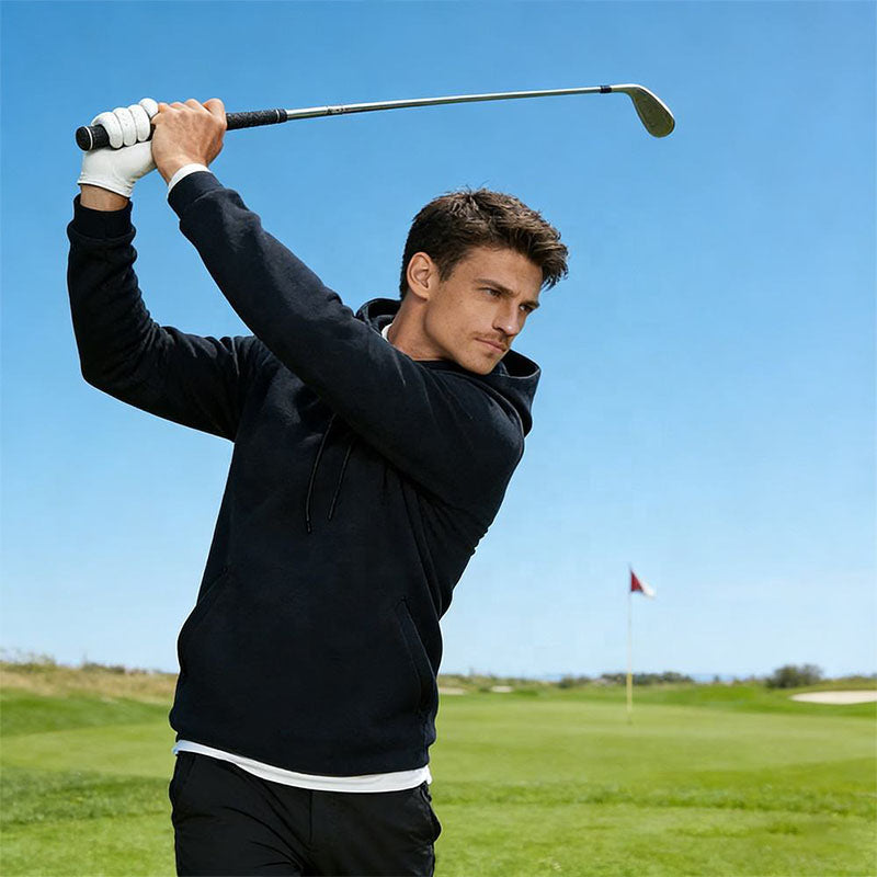 Custom Casual Pro Golf Hoodie in 280 GSM Stretch Knit