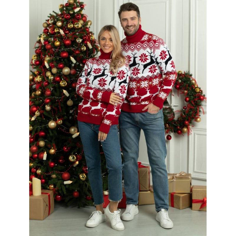 Custom Christmas Crewnecks Holiday Pullover Sweater Manufacturer