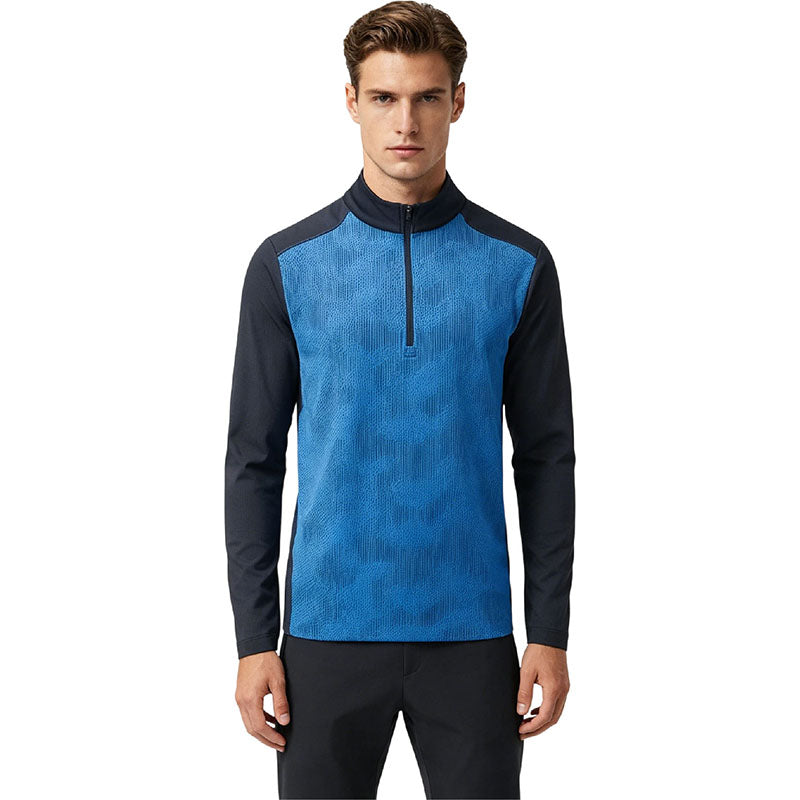 Custom comfort colors 1 4 zip pullover with Printed Performance Panel