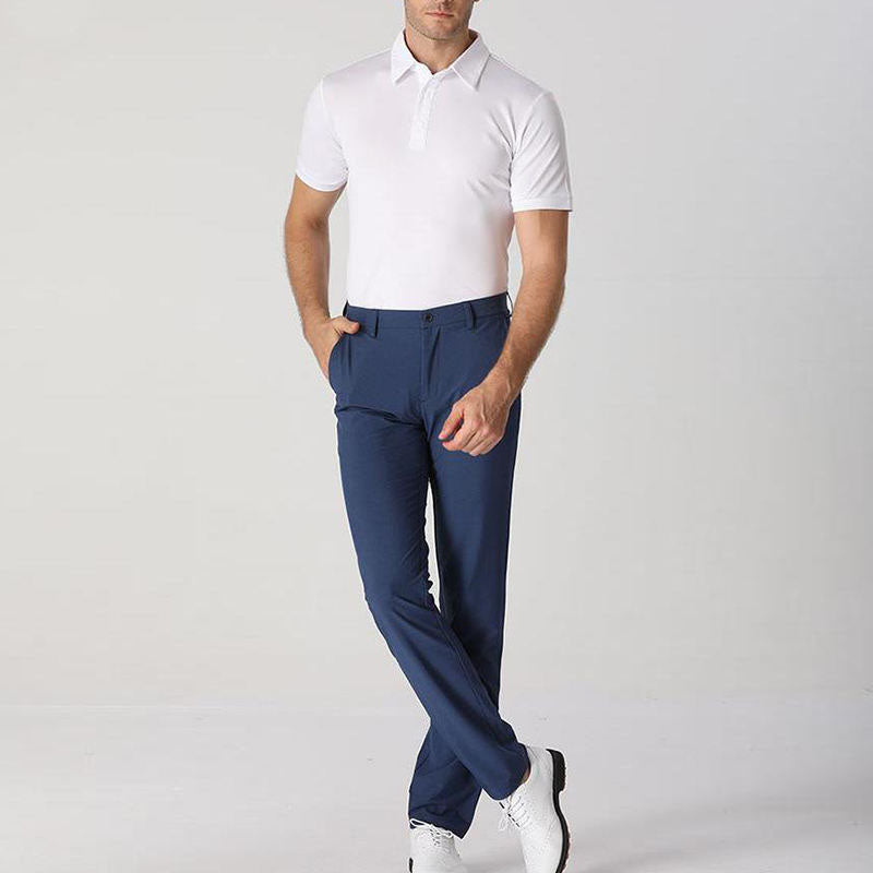 Custom Comfortable Golf Pants with Lightweight Stretch Woven Fabric
