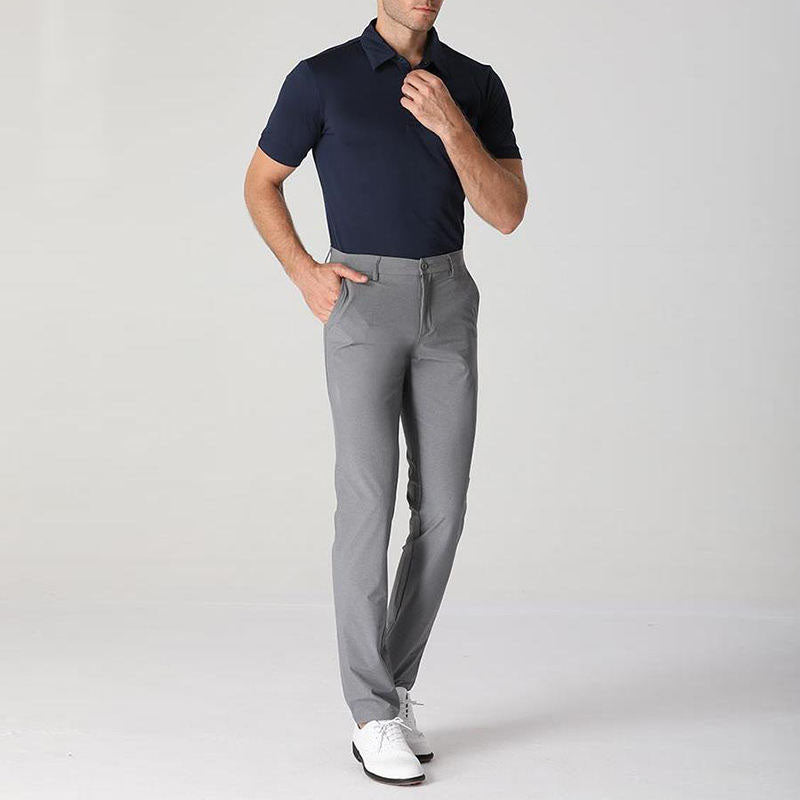Custom Comfortable Golf Pants with Lightweight Stretch Woven Fabric