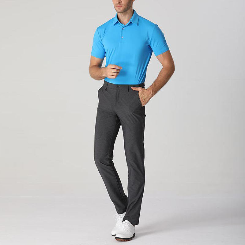 Custom Comfortable Golf Pants with Lightweight Stretch Woven Fabric