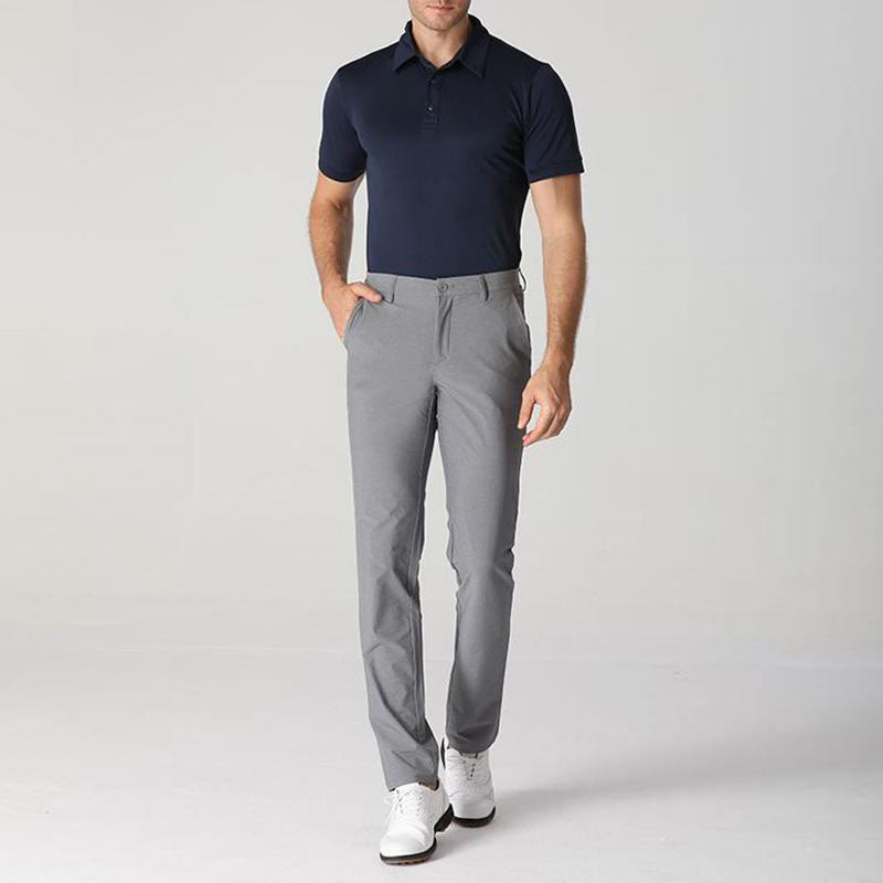 Custom Comfortable Golf Pants with Lightweight Stretch Woven Fabric